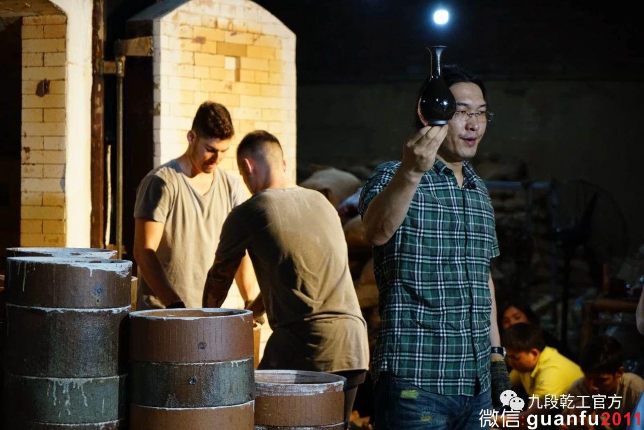 九段乾工吴兴乾龙窑柴烧押窑寻宋韵建盏