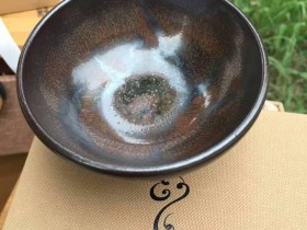 云谷山陈旭特色斑纹柴烧小盏
