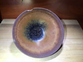 宋代建窑建盏,釉好,无冲,金缮佳器