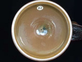 周兴奴 柿红柴烧口径8.9高 5.2