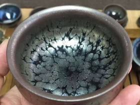 刘记寿师傅8.2公分束口油滴盏