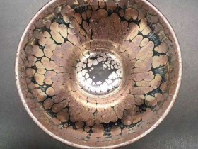 李左文师傅,紫金大油滴,口径9高5.1,李达经典器型
