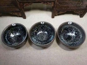 黄建康行云建盏:口7高4.5