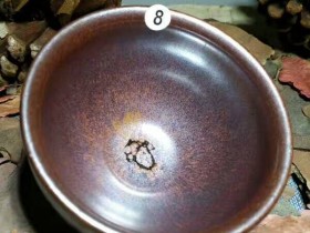 李盏柴烧:9*5.5,古朴大方