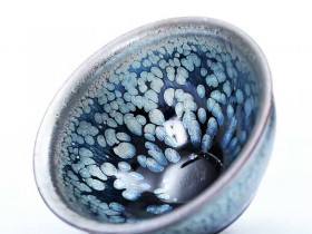 洪忠民老师蝉翼:9.4*5.2,纯手工,斑纹质感强烈,蓝色极强!