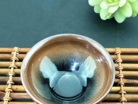 许家友大师8.3公分束口兔毫盏