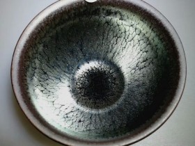 沐仙生束口油滴:口径8.5高5.3