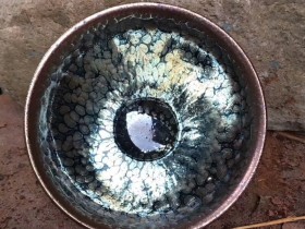 李左文师傅,紫金油滴,口径8.3高4.3