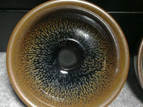 陈思作品 油滴鹧鸪斑:口径8.5*4.5