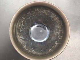 福佬建盏 束口油滴:口径9*5.5