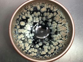 吴俭平师傅 油滴美人杯:口径8*8.8*6.2