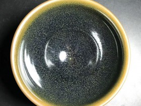 江有庭大师 早期精品油滴天目:口径12.5*7.2
