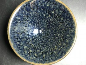 陈珂师傅 鹧鸪斑斗笠盏:口径9.3*4.7