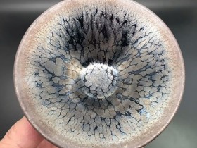 廖成军师傅 油滴斗笠盏:9.3*4.5