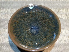 陈珂 菊花斗笠盏:口径9*5