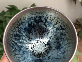 游龙师傅 满天星蓝油滴 全手工:口径9*6.2