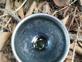 叶爱花“禅”:口径9*5.5 纯手工制