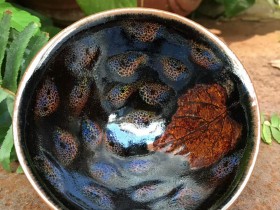 蔡炳昆师傅 早期作品 曜变:口径9.2*4.5