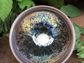 罗章生师傅 束口紫金盏:口径9.1*5.6