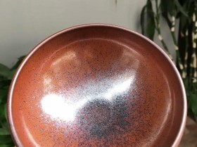 黄祥德师傅 粉彩柴烧:口径9.5*9.9*5.5