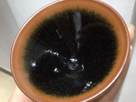 陈瑜 龙窑柴烧 杂色釉 斗笠盏:口径9*5.5