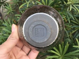 俞长生师傅 满天星束口盏:口径8.8*5