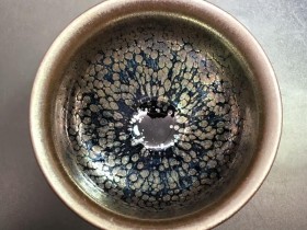 廖成轩师傅 油滴盏:口径8*6