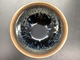 卢刚师傅 玻化油滴盏:口径9.2*4.5