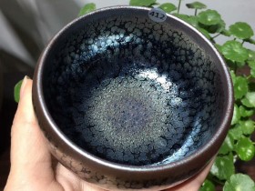 祝涵乘老师 全手工 油滴禅定杯:口径8.8*5.5