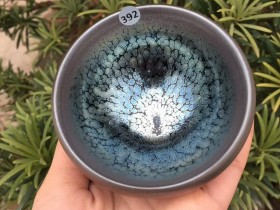 祝涵乘师傅 精品油滴敛口盏:口径8.5*4.5 对杯