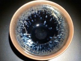 卢刚师傅 玻化油滴盏:口径9.2*4.5