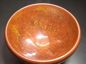 缪福州师傅作品 红鹧鸪:口径9.2*9.5*5.5