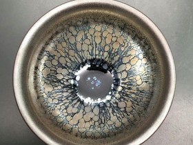 徐志摩师傅 束口油滴盏:口径8.9*5.3