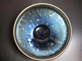 叶镔师傅 蓝油滴:口径8.7*6