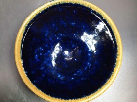 曹斌师傅 曜变蓝:口径9.3*5.3