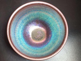 李增贵师傅 七彩窑变:口径8.8*6.1