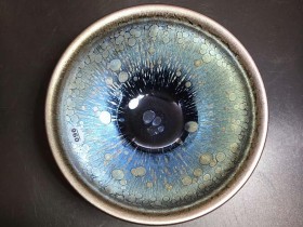 叶镔师傅 蓝油滴:口径9*4.6