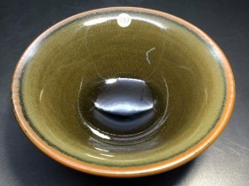 叶镔师傅 茶沫釉:口径10.5*4.5