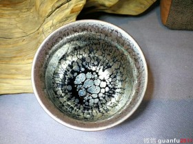 朱芳丽 油滴盏:口径7.3*6.2