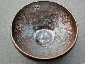 李友明师傅 七彩金缕盏:口径8.5*9*5