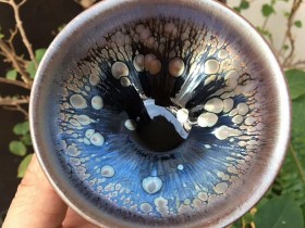 陈旭师傅 七彩油滴作品系列——合义:口径9.5*4.8