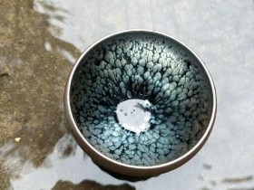 朱芳丽老师 油滴盏:口径8.3*5.5