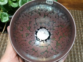 李喜寿老师 玫瑰金鹧鸪斑 美人杯:口径9*6