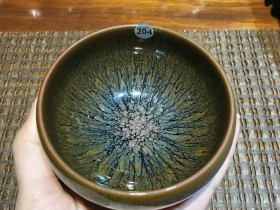 缪国华老师 菊花禅定杯:口径8.8*5 全手工