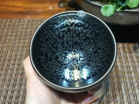 陈孝友老师 百花敛口盏:口径9.5*5.3