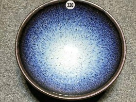 徐成富师傅 仿古蓝兔毫:口径9.1*3.8