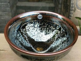 陈隆师傅 油滴盏:口径9.2*5.5