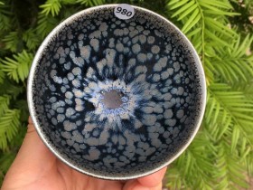 范宏远师傅 鹧鸪斑束口盏:口径8.5*5.5