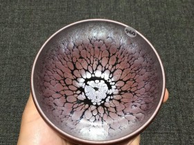 李喜寿 玫瑰金鹧鸪禅意钵:口径9*5.3