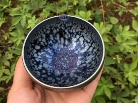 范宏远老师 油滴敛口盏:口径8*4.8